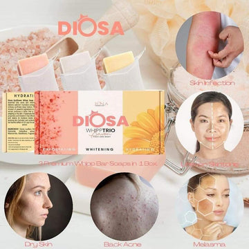 Dyosa Whipped Trio Face & Body Soap